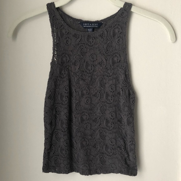 American Eagle Lace Crop Top - Picture 1 of 3